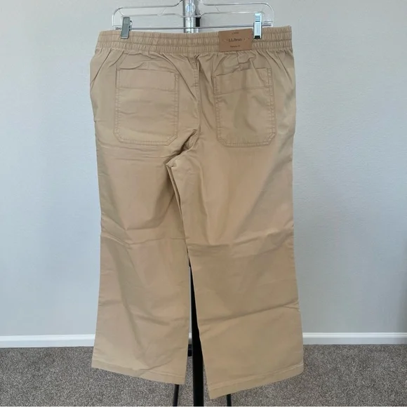 L.L. Bean Women’s Wide Leg Favorite Fit Pull On Pants 12P - Picture 2 of 5